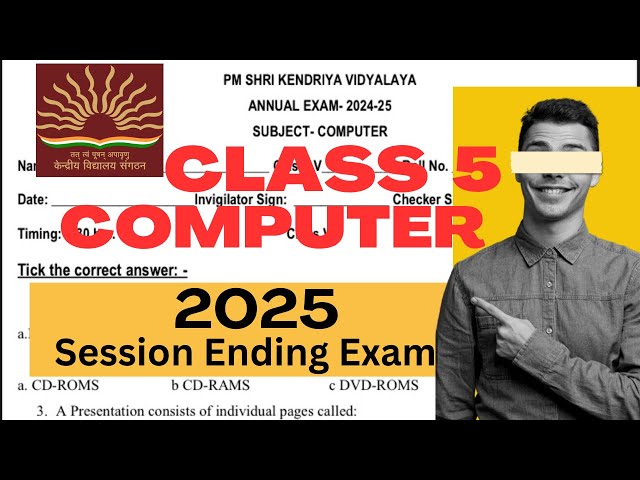 CLASS 5 || SEE 2025 QUESTION PAPER SOLUTION || COMPUTER
