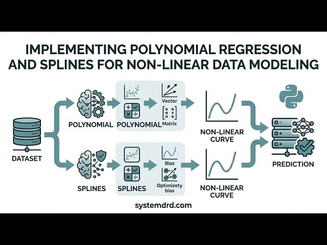 Polynomial Regression & Splines in Python:Non-Linear Data Modeling for Machine Learning Scikit-learn