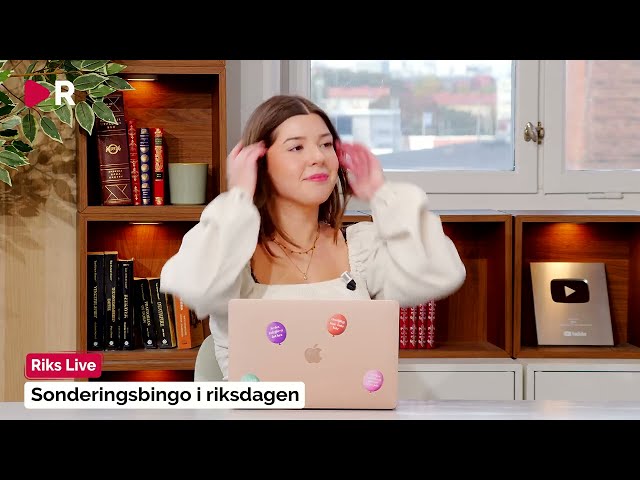 Riks Live: Magdalena Andersson vill ha sonderingsbingo i riksdagen