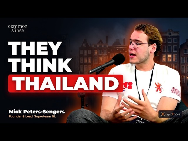 "They Think I'm Selling Courses From a Villa in Thailand": Superteam NL's Pitch to Dutch Parliament