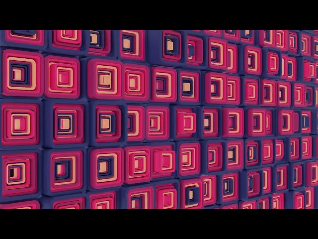 3D Abstract Geometric Cubes | Satisfying Loop Animation 4K