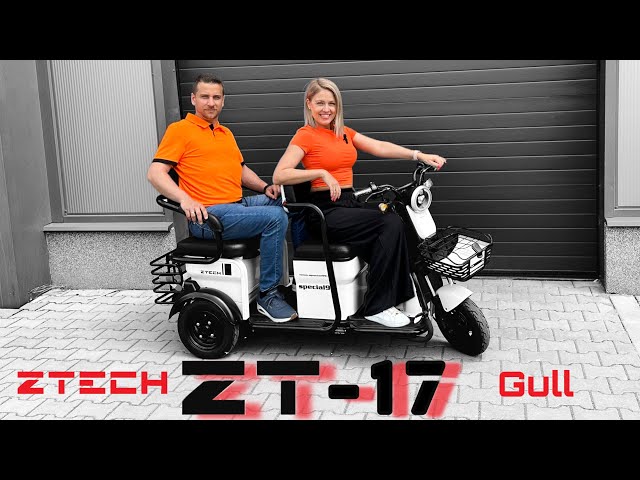 ZTECH ZT 17 Gull elektromos háromkerekű tricikli bemutató videó