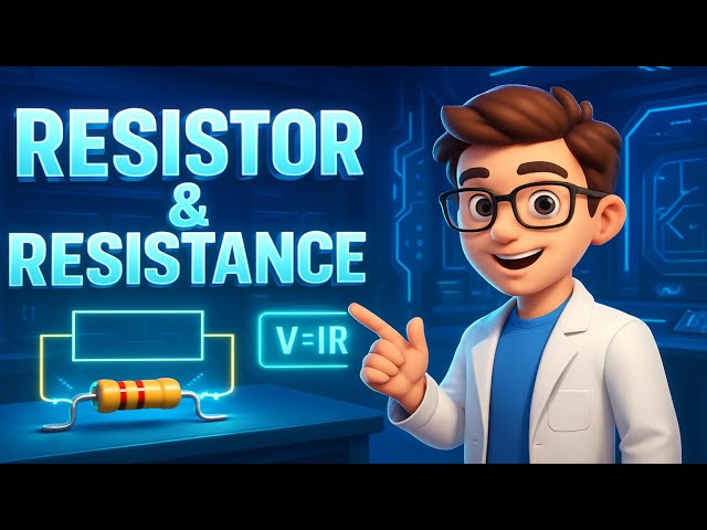 what is resistor and how it works | 3D animated explanation | 12th physics