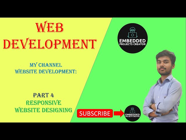How to make website responsive using html and css | Website responsive kaise banaye |Web development