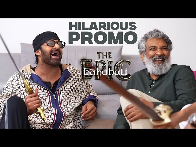 Prabhas, Rajamouli & Rana Hilarious Chitchat 😂| PROMO | Baahubali The Epic