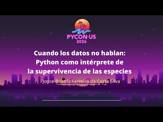 When data doesn't speak: Python as an interpreter of... - Joyce Beatriz Ferreira da Costa Silva