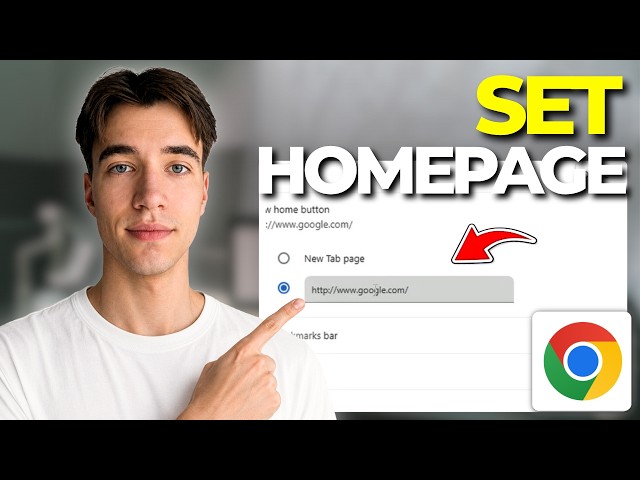 How To Make Google Your Homepage In Google Chrome | Tutorial 2026
