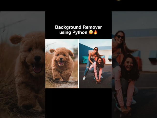 🔥 Python se Image ka Background REMOVE 😈🔥 (No Photoshop!)