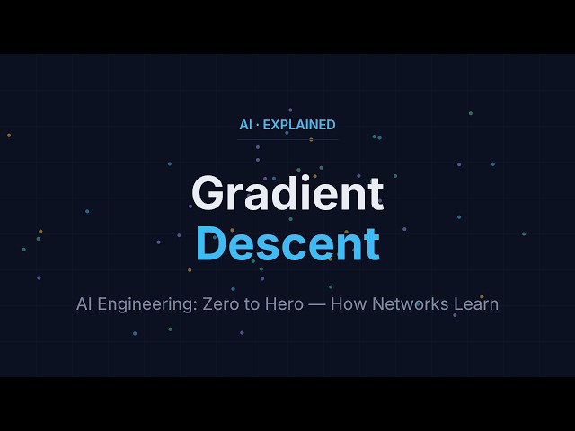 Gradient Descent, Visualized — the Algorithm Behind All of Deep Learning