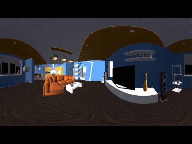 Virtual Apartment Tour 360 Video made with Unity
