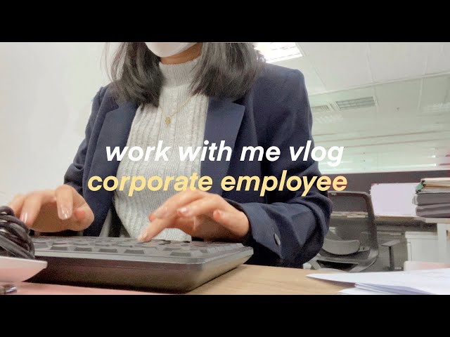 work with me vlog ⌨️✨| 30 minutes real time working, background noise, no music, asmr keyboard