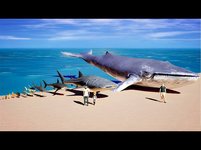 3D Fish Size Comparison, You Won’t Believe! | Biggest Sharks, Blue Whales, and More