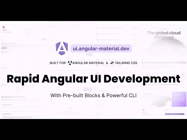 How to rapidly develop UIs with Angular Material & Tailwind CSS | #tailwindcss #angularmaterial