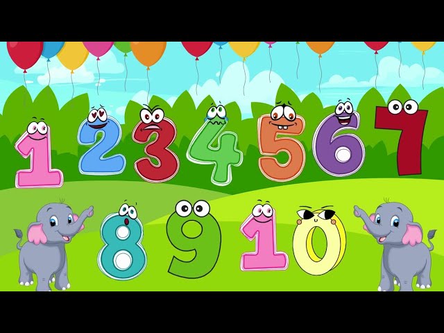 Number Song |Count 1 to 10 | Fun with numbers| Nursery Rhyme and Kids Songs for Preschoolers
