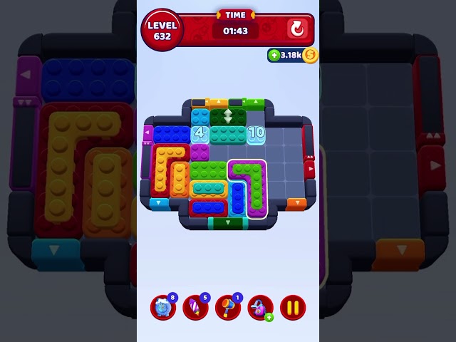Cooor Block Jam Updated Level 632 #colorblockjam #colorblockjamgame #walkthrough #games #fungame