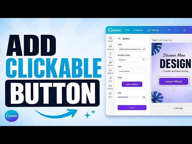 How To Add Clickable Button In Canva (Quick & Easy)