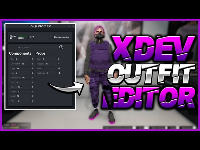 GTA V Online 1.66║*XDEV OUTFIT EDITOR*║How To Make Modded Outfits Using Xdev Outfit Editor║+Download