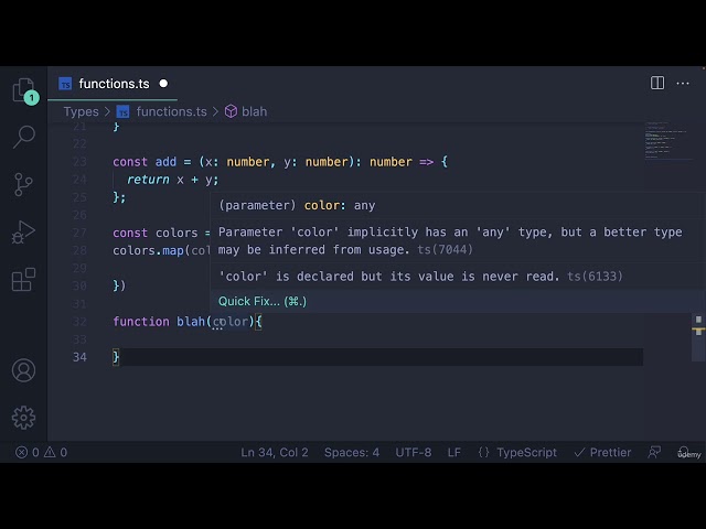 4.5  Anonymous Function Contextual Typing