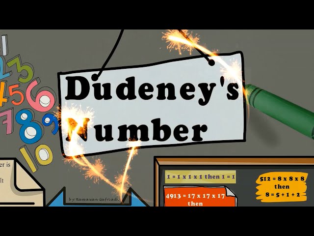 Dudeney Numbers