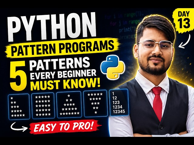 Python Patterns Look Easy… Until You Code Them 😈 Video #13