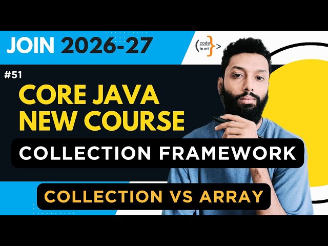 Java Collection Framework in Hindi | Array vs Collection | Hierarchy | Autoboxing & Wrapper Classes
