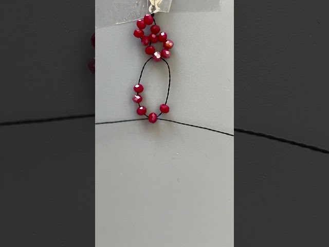 Beads Jewelry Making | Red Wine Beaded Bracelet Tutorial ❤️