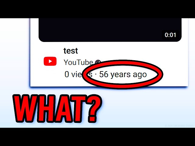 YouTube's Own Video Was Made in 1970?!