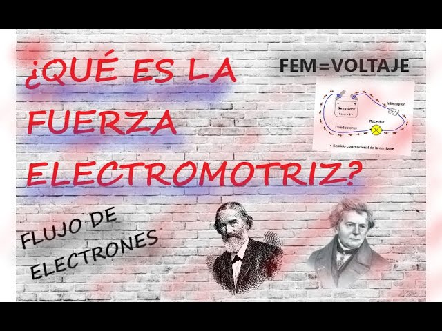 ¿Qué es la FUERZA ELECTROMOTRIZ? | ¿Qué es la FEM?