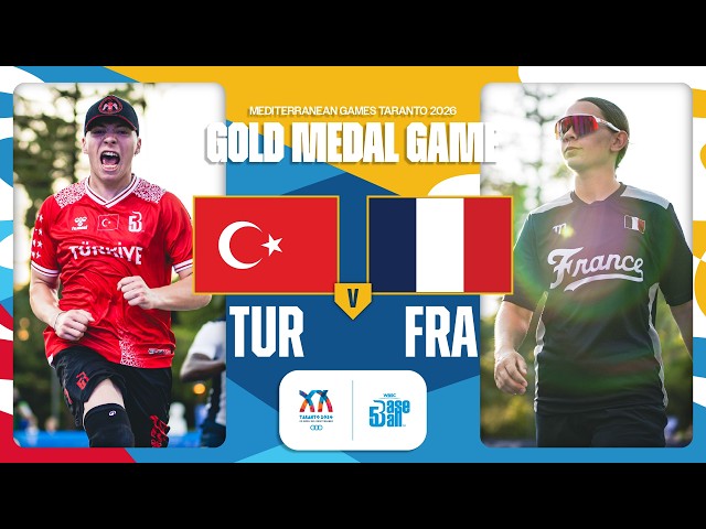 Turkiye vs France | Gold Medal Game | Baseball5 at the Mediterranean Games, Taranto 2026