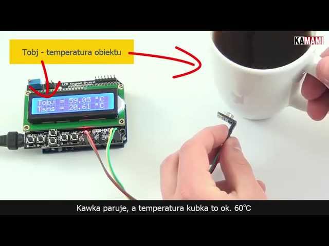[PRZYKŁAD] Termometr bezdotykowy (pirometr) z modułem modMLX906 (GY-906) w Arduino