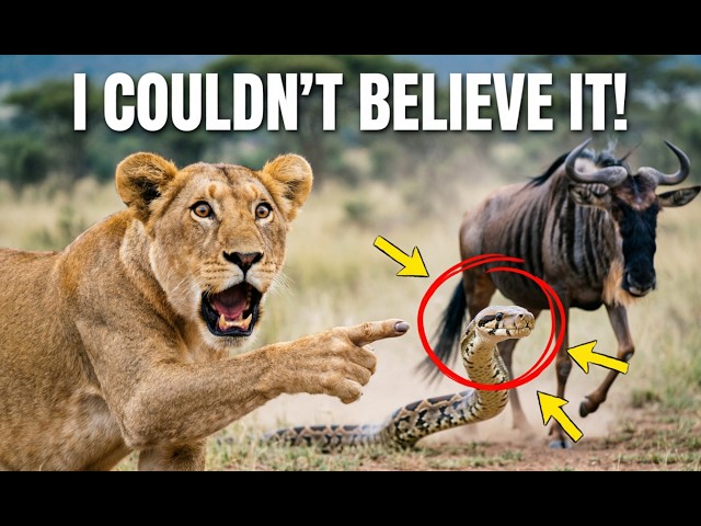 Snake vs Wildebeest: You Won't Believe What Happened!