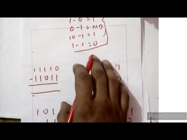 Binary Subtraction