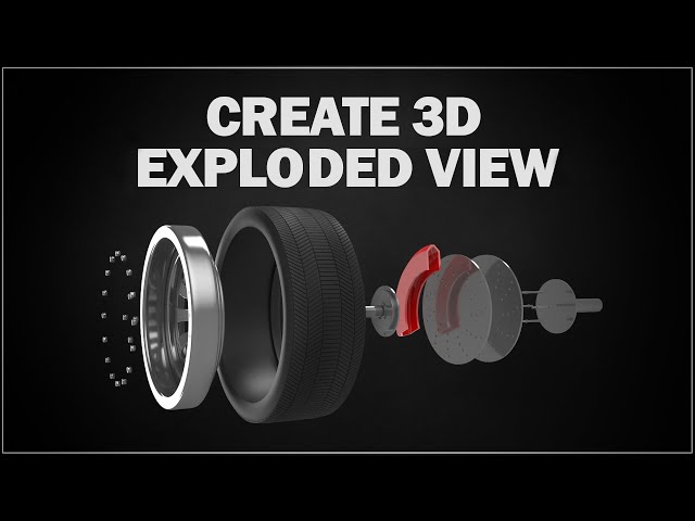 How to Create 3d Exploded View Animation | 3ds Max Tutorial