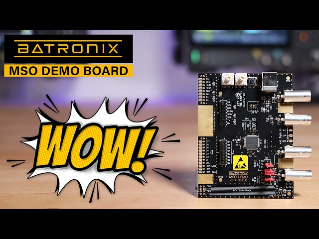 Batronix MSO Demo Board ⭐ Boost Your Scope Skills!