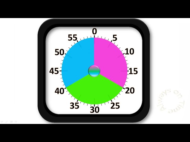 60 minute visual timer