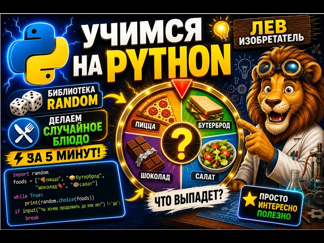 Что приготовить на обед? Пусть решит Python!