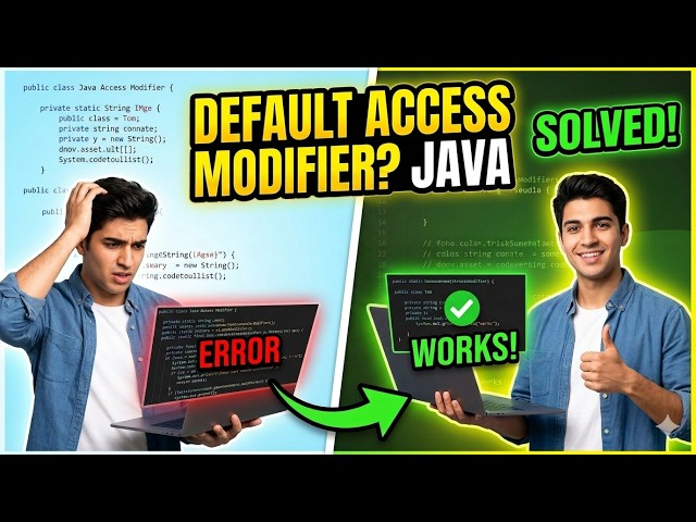 279. default access modifier in Java (Selenium Java 2026)