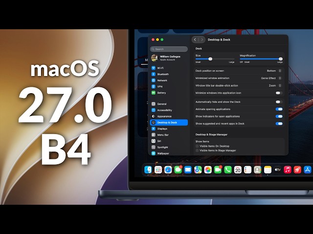 macOS 27.0 Beta 4: Everything Changed (Golden Gate)