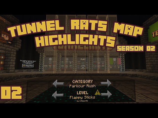 Tunnel Rats Map Highlights Season 2: 'Parkour Rush: Flappy Stick' -  Ep 02