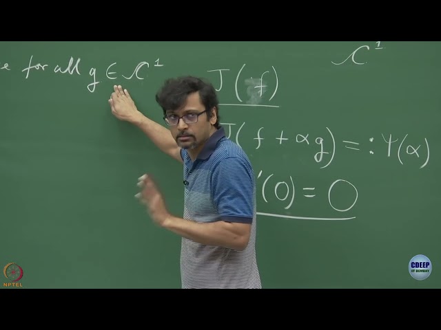 Week 2: Lecture 11: First variation of functionals