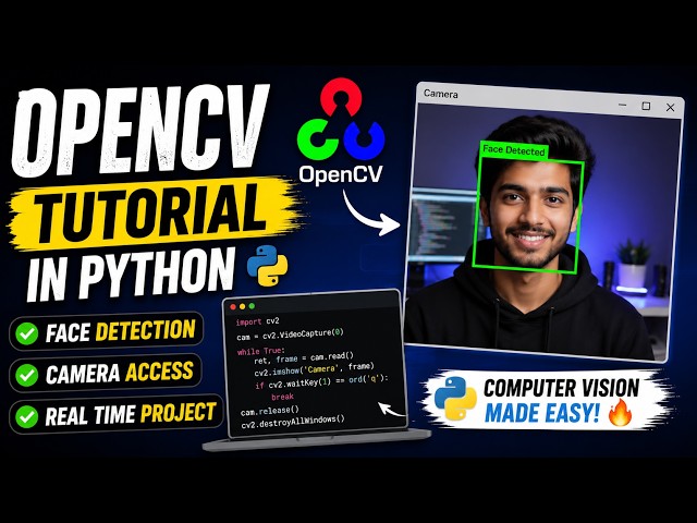 OpenCV Tutorial in Hindi | Face Detection & Computer Vision Basics