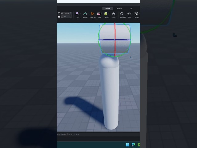 How to make a smooth edge in Roblox studio #blowupovernight #funny #viral #developer #creative tive