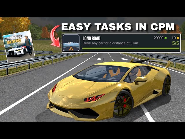 How to Complete LONG ROAD Daily Task in Car Parking Multiplayer 🚗🛣️ | Easy 5KM