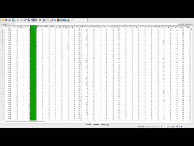 Week 2 - SPSS Basics