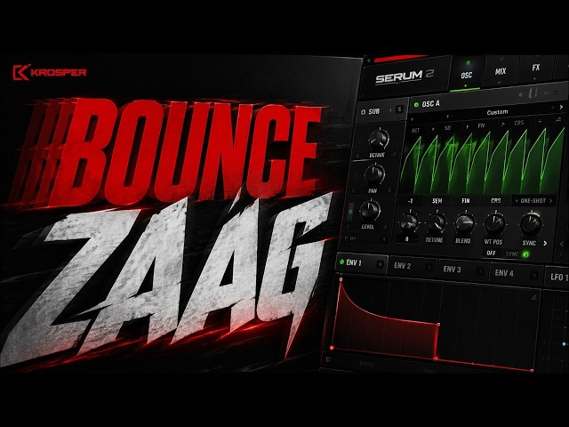 How To Make a BOUNCE ZAAG Kick in Serum 2 (Free Download)