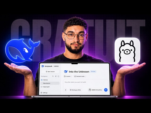 DeepSeek Harness + Ollama = Un Agent IA (LOCAL) 🤯