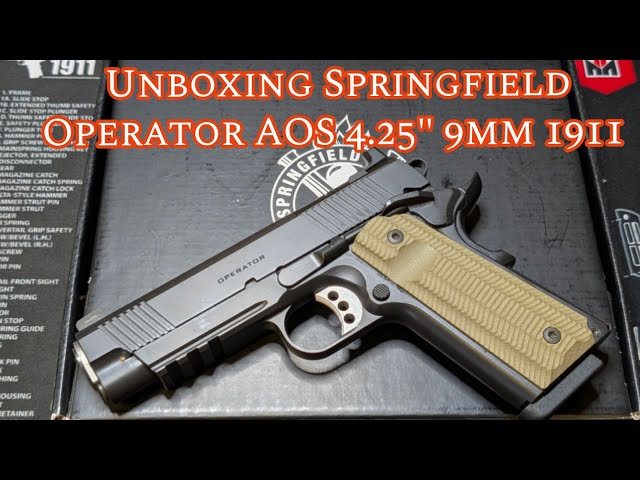 Unboxing Springfield Armory Operator AOS 9mm 1911