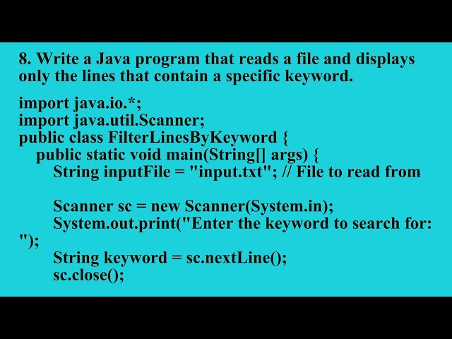 Java File Operations | Q3 Java L14 P2 | SMILE ROAD