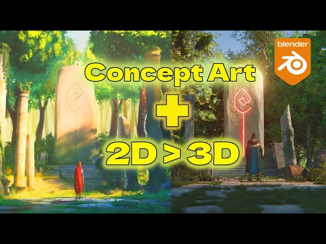 From Concept Art to 3D World | Blender 3D