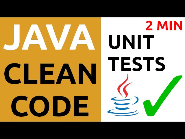 Java Clean Code Tutorial #12 – Please Write Unit Tests, lets go FAST!